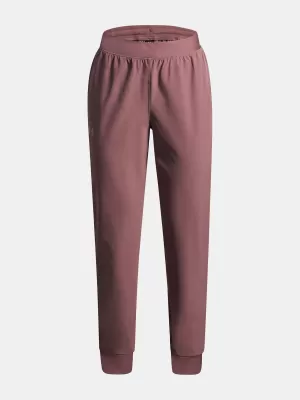 Pantaloni de trening pentru fete UNDER ARMOUR UA RIVAL WOVEN JOGGER 1384207-651 MARO