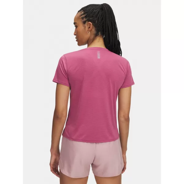  Tricou pentru femei UNDER ARMOUR UA LAUNCH SHORTSLEEVE 1382434-659 ROŞU 