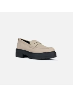 Mocasini de dama GEOX SPHERICA EC7 BEJ