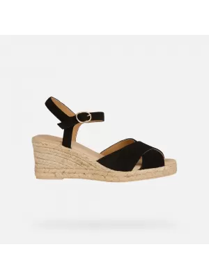 Sandale de dama GEOX GELSA LOW NEGRU