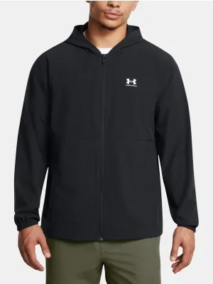 Hanorac pentru bărbați UNDER ARMOUR UA VIBE WOVEN WINDBREAKER 1386555-001 NEGRU