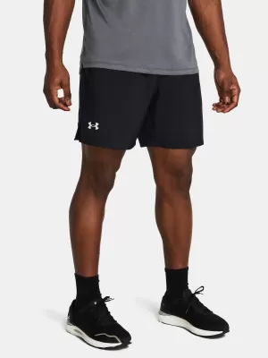 Pantaloni scurți pentru bărbați UNDER ARMOUR UA LAUNCH 7'' UNLINED SHORTS 1382622-001 NEGRU