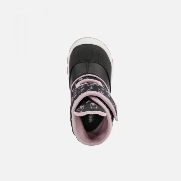  Botine pentru fete GEOX FLANFIL ABX G008905 NEGRU 