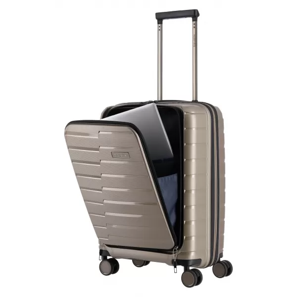  Valiză TRAVELITE AIR BASE 4W S FRONT POCKET ȘAMPANIE 
