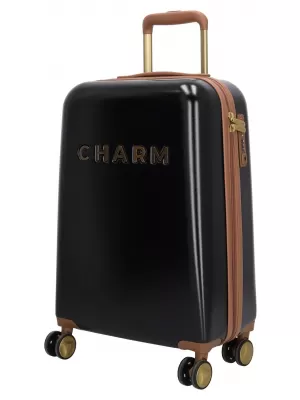 Valiză CHARM LONDON CAPETOWN S NEGRU