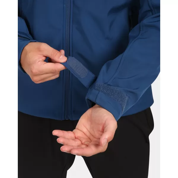  Jachetă softshell pentru bărbați KILPI RAVIO-M ZM0129KI ALBASTRU ÎNCHIS 