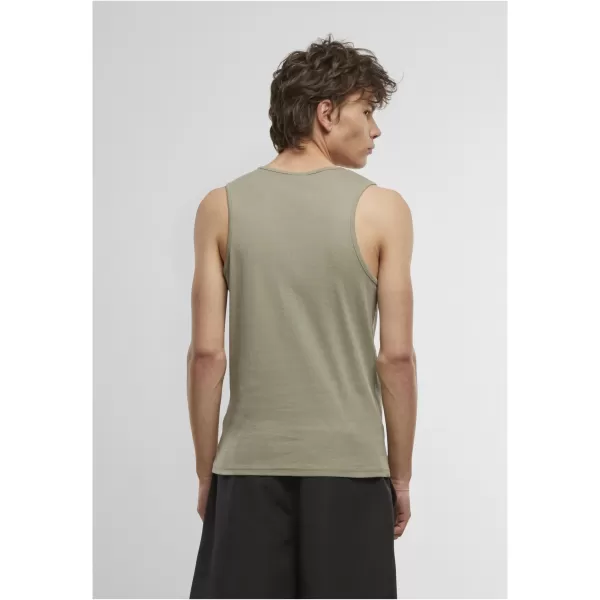  Tricou pentru bărbați URBAN CLASSICS TB7650A MĂSLINIU PAL/ALB 