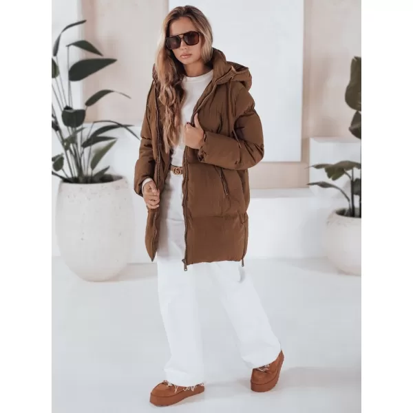  Geacă pentru doamne DSTREET TY3245 CARAMEL 