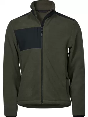 Hanorac pentru bărbați TEE JAYS | TJ 9120 VERDE INTENS/NEGRU