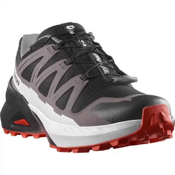  Pantofi pentru bărbați SALOMON SPEEDCROSS PEAK GORE-TEX NEGRU/CASTLEROCK/ROȘIE CHERRY 