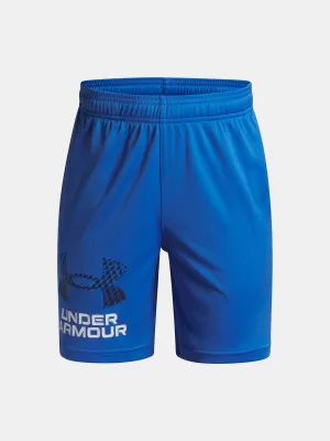 Pantaloni scurți pentru băieți UNDER ARMOUR UA TECH LOGO SHORTS 1383333-402 ALBASTRU