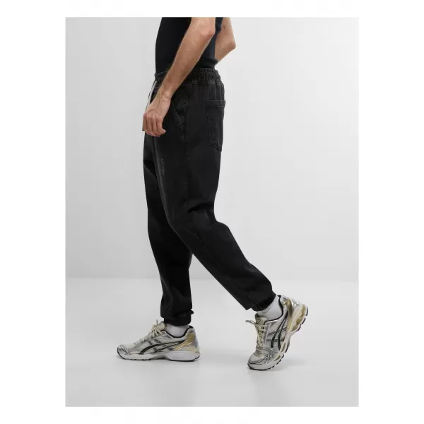  Blugi pentru bărbați URBAN CLASSICS TB7296 NEGRU SPALAT 