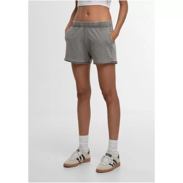  Pantaloni scurți de damă URBAN CLASSICS TB7470 GRI OȚEL 