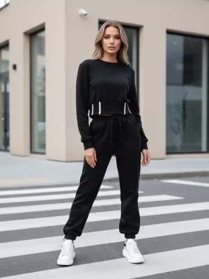 Doamne DSTREET AY1159 NEGRU