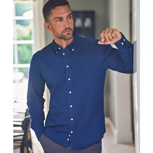  Cămașă pentru bărbați TEE JAYS | TJ 4002 ALBASTRU INDIGO 