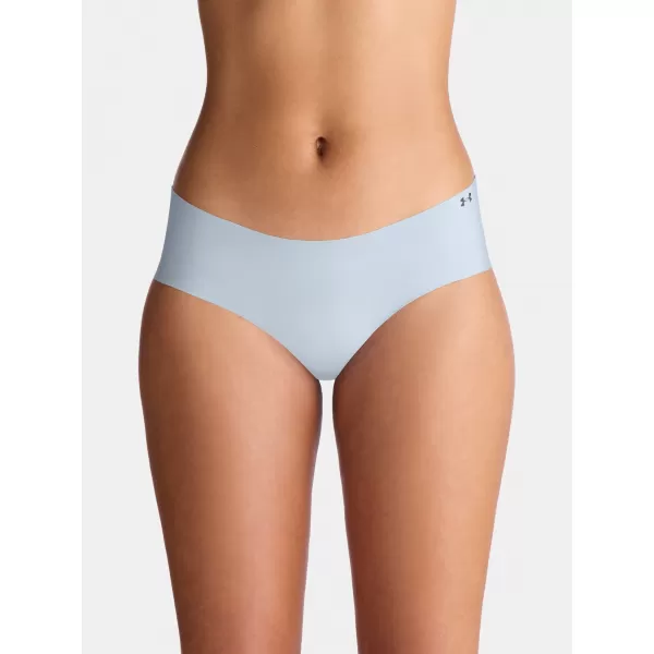  Chiloți de damă UNDER ARMOUR UA PURE STRETCH NS HIP - 3PK 1383895-453 CALM ALBASTRU 