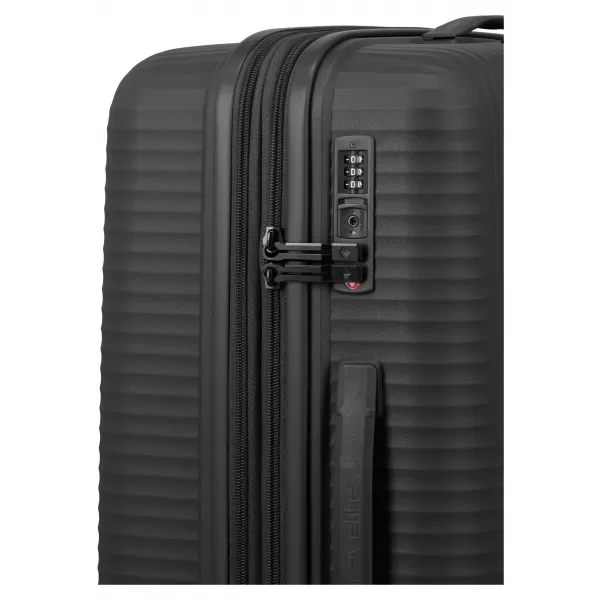  Valiză TRAVELITE Air Stripe M NEGRU 