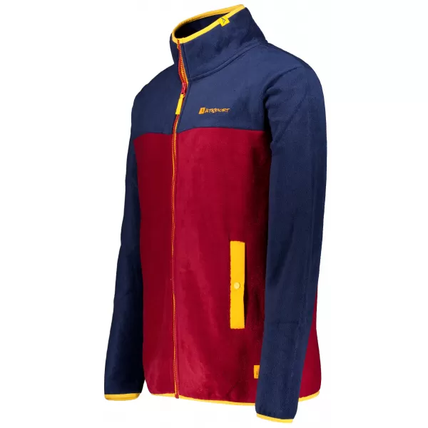  Hanorac pentru bărbați din fleece ALTISPORT GAMEL BURGUNDIA 