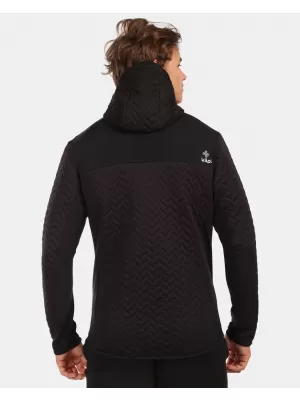 Hanorac pentru bărbați din fleece KILPI NEVIA-M ZM0215KI NEGRU