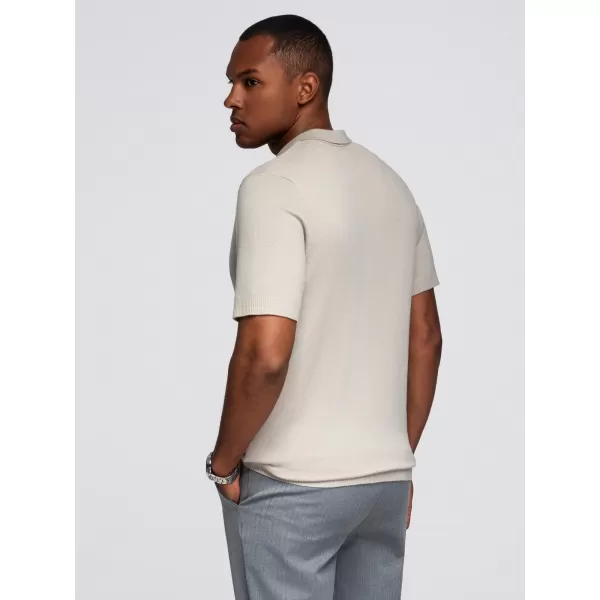  Tricou pentru bărbați OMBRE OM-POSS-0159 GRI DESCHIS 