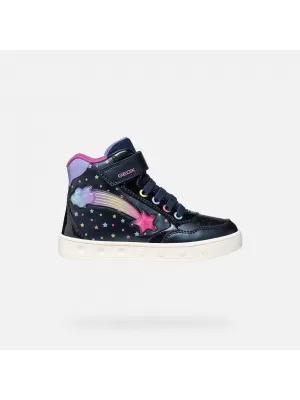 Adidași pentru fete GEOX SKYLIN J568WB0PVKCC4243 ALBASTRU ÎNCHIS