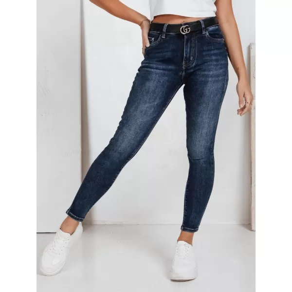  Pantaloni pentru doamne DSTREET UY2789 ALBASTRU 
