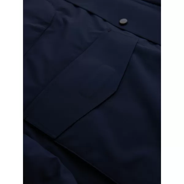 Geacă de iarnă pentru bărbați OMBRE OM-JAHP-0306 ALBASTRU MARIN 