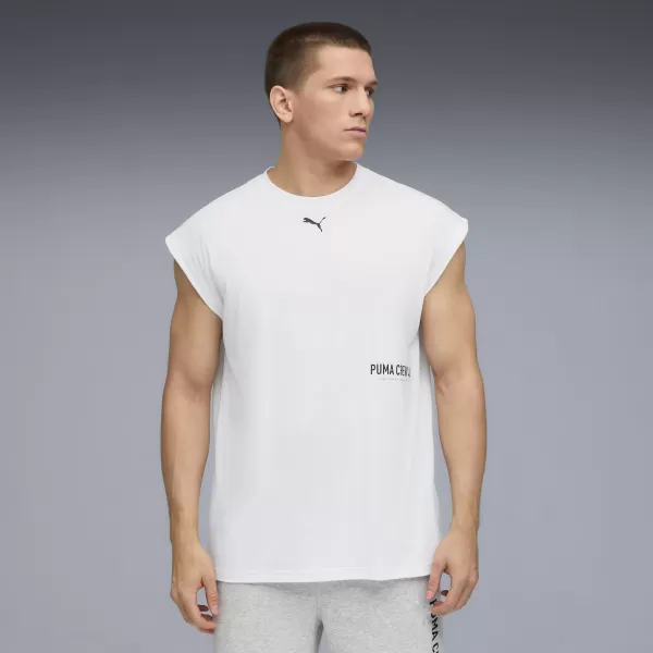 Cămaşă PUMA M GRAPHIC CUTOFF TANK 52762002 PUMA ALB 
