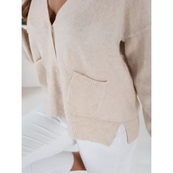  Cardigan pentru doamne DSTREET MY2510 ECRU 