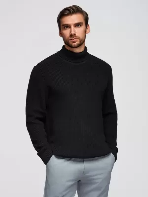 Pulover pentru bărbați OMBRE OM-SWTN-0162 NEGRU