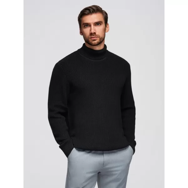  Pulover pentru bărbați OMBRE OM-SWTN-0162 NEGRU 