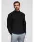 Pulover pentru bărbați OMBRE OM-SWTN-0162 NEGRU