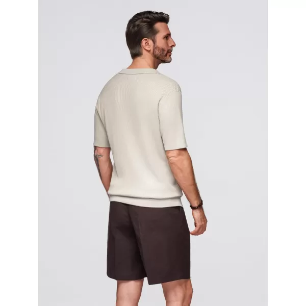  Tricou pentru bărbați OMBRE OM-POSS-0160 GRI DESCHIS 