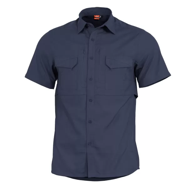  Cămașă pentru bărbați PENTAGON PLATO SHIRT SHORT K02019 ALBASTRU MIEZUL NOPȚII 