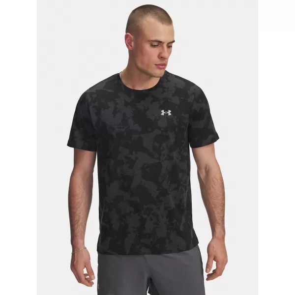  Tricou pentru bărbați UNDER ARMOUR UA LAUNCH PRINTED SS 6006110-016 GRI 