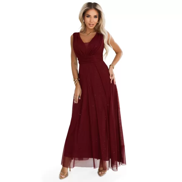  Rochie NUMOCO 637-1 BURGUNDIA 