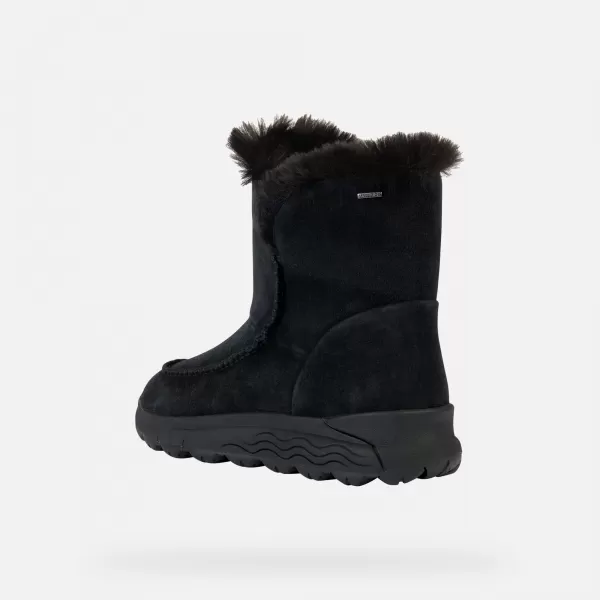  Botine de dama GEOX SPHERICA 4X4 B ABX NEGRU 