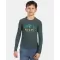 Tricou băieți KILPI VERATI-JB ZJ0301KI VERDE ÎNCHIS