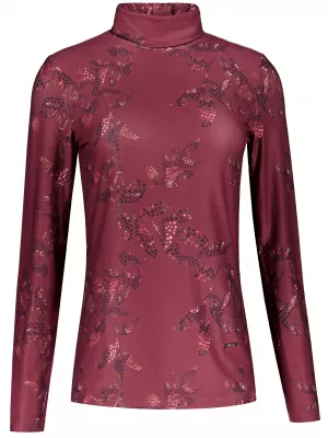 Tricou pentru femei ALTISPORT GERDA BURGUNDIA