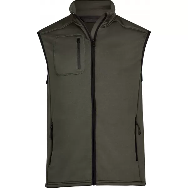  Vesta pentru bărbați TEE JAYS | TJ 9104 VERDE INTENS 