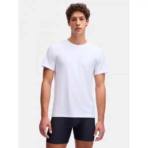  Tricou pentru bărbați UNDER ARMOUR M UA PERF TECH MESH CREW NECK-2PK 6007625-100 ALB 