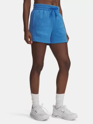 Pantaloni scurți de damă UNDER ARMOUR RIVAL FLEECE SHORT 1382723-402 ALBASTRU