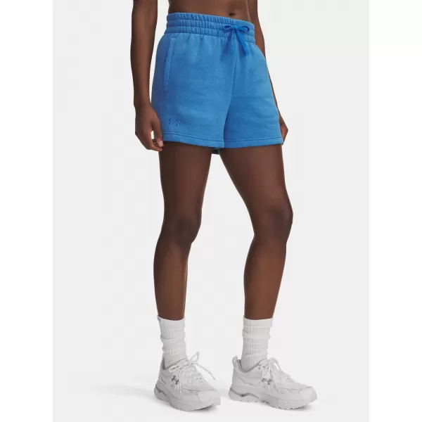  Pantaloni scurți de damă UNDER ARMOUR RIVAL FLEECE SHORT 1382723-402 ALBASTRU 
