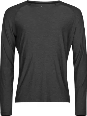 Tricou pentru bărbați TEE JAYS | TJ 7022 MELANGE NEGRU