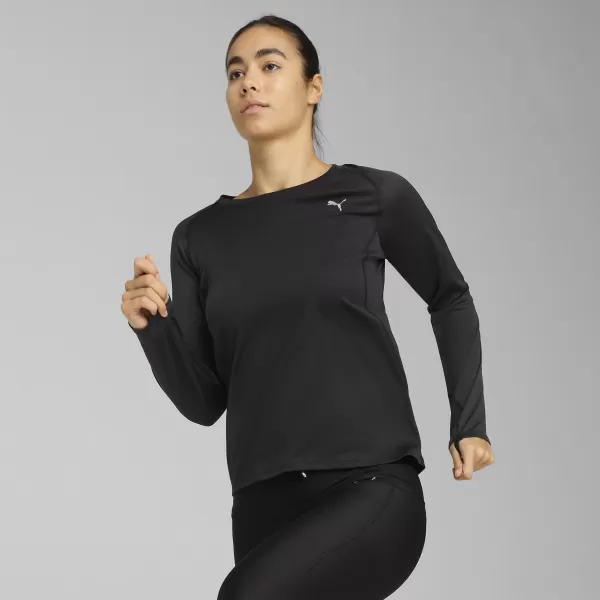 Cămaşă PUMA W RUN VELOCITY LONG SLEEVE (POLY) 52658101 PUMA NEGRU 