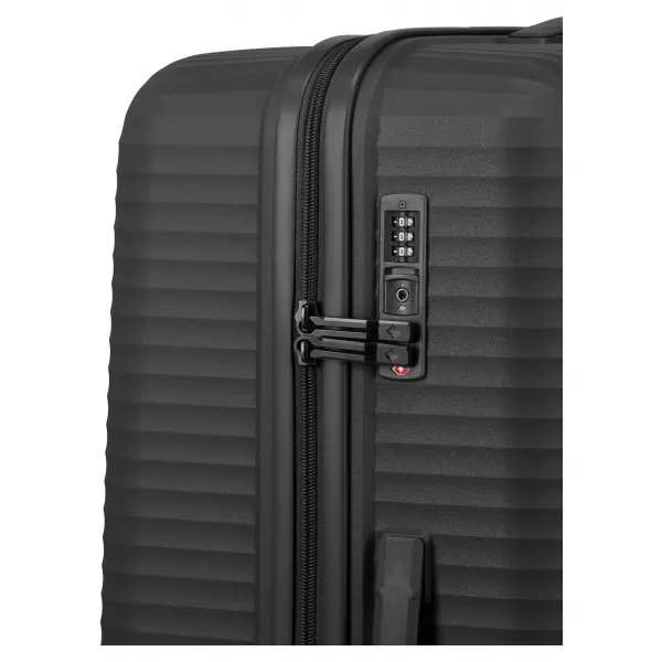  Valiză TRAVELITE Air Stripe L NEGRU 