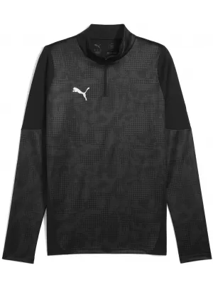 Panoul pentru bărbați PUMA TEAMCUP TRAINING 1/4 ZIP TOP 659164_03 PUMA BLACK/PUMA SILVER
