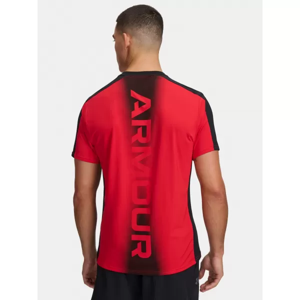  Tricou pentru bărbați UNDER ARMOUR UA HG WORDMARK SS 6007758-600 ROŞU 