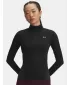 Tricou pentru femei UNDER ARMOUR UA VANISH SEAMLESS 1/4 ZIP 6000644-003 NEGRU