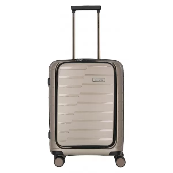  Valiză TRAVELITE AIR BASE 4W S FRONT POCKET ȘAMPANIE 